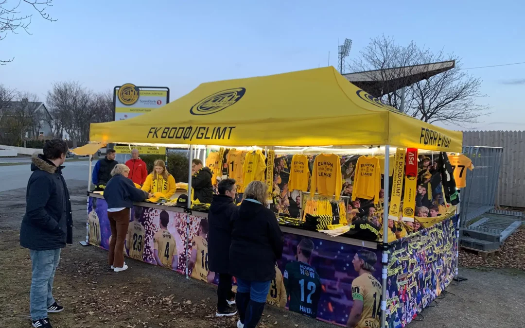 Messetelt til Bodø Glimt