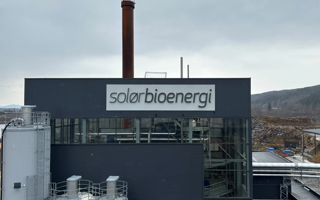 Lysskilt til Solør Bioenergi