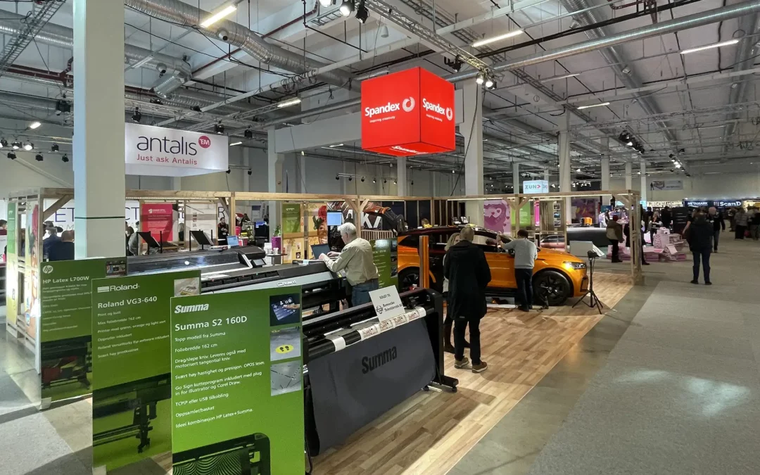 Messestand til Spandex