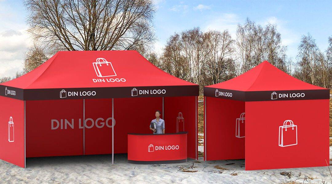 Skill deg ut i all slags vær med messetelt