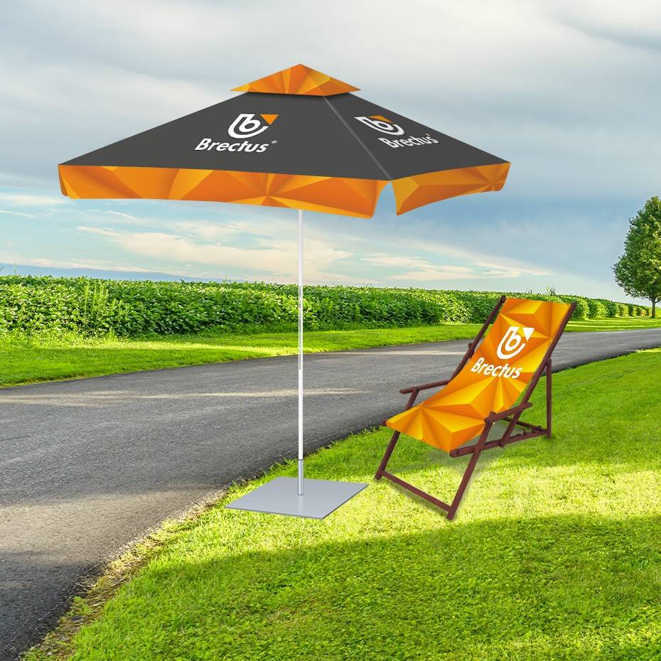 Parasoll med stol Parasoll