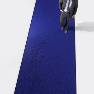 Blå løper Brectus Norway Totalleverandør av reklamemateriell, messe- og profileringsløsninger Blå løper