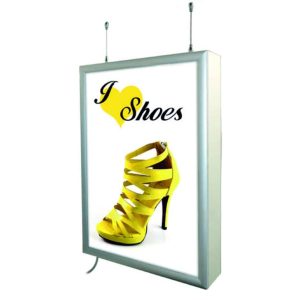 LED tosidig lyskasse