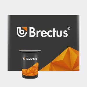 Messevegg rett med paneler