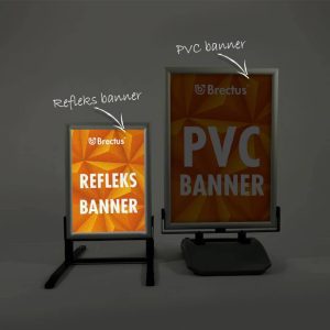 Refleksbanner Brectus Norway Totalleverandør av reklamemateriell, messe- og profileringsløsninger Refleksbanner
