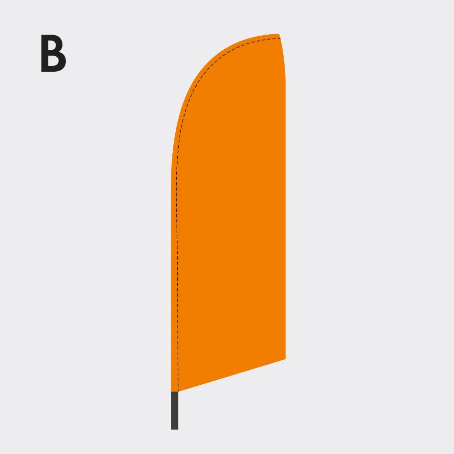 Beachflagg Klassisk 9