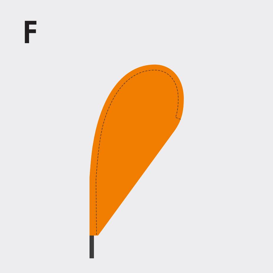 Beachflagg Klassisk 13