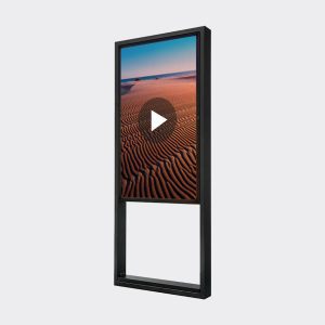 Digital søyleskjerm utendørs eksklusiv