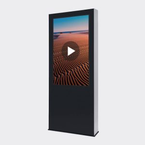 Digital søyleskjerm utendørs klassisk