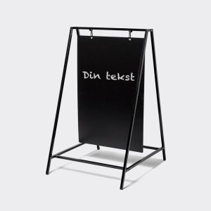 Gatebukk Hengende Krittavle Brectus Norway Totalleverandør av reklamemateriell, messe- og profileringsløsninger Gatebukk Hengende Krittavle