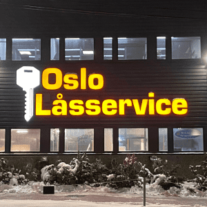 LED Lysskilt Frontbelyst