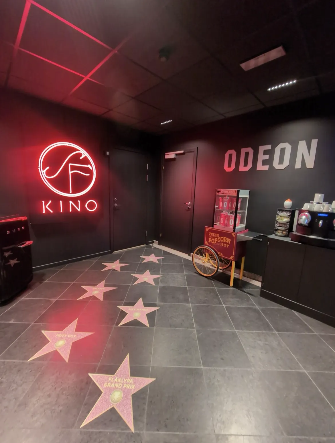 Folie til Odeon Kino Oslo